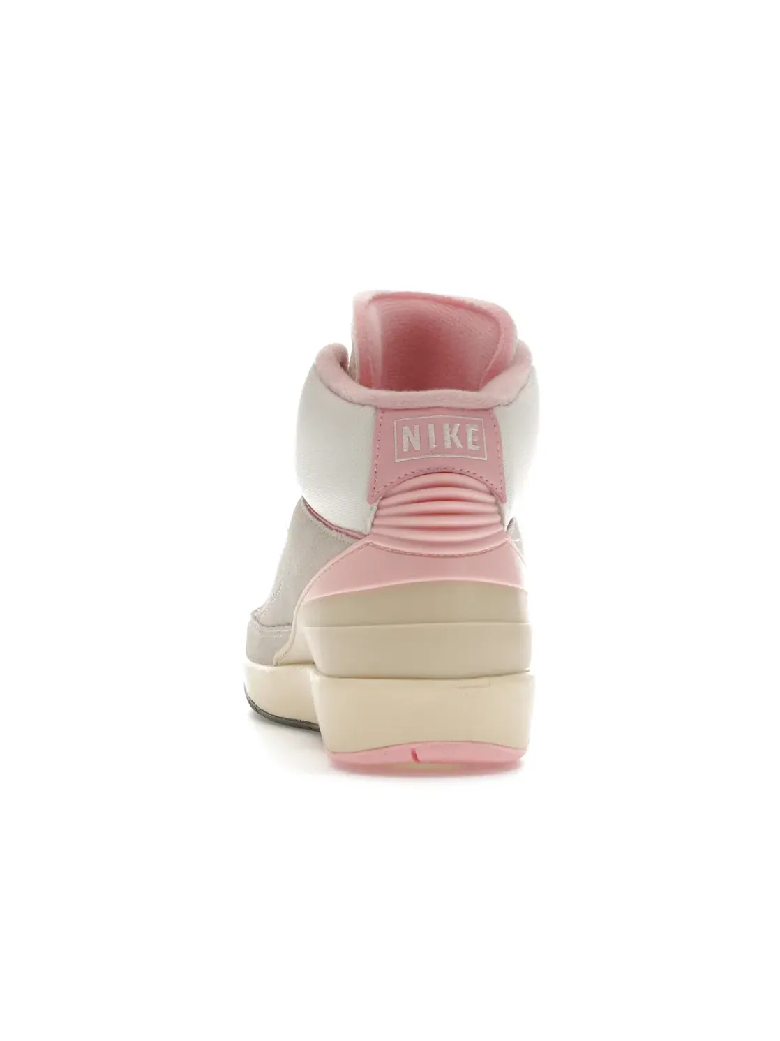 Женские кроссовки кожаные Jordan 2 Retro — изображение 4 из 4, белый/красный/розовый