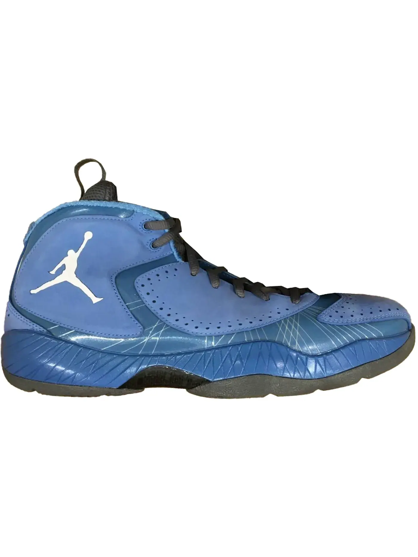 Мужские кроссовки для баскетбола Jordan 2012 Jordan — изображение 1 из 1, синий/белый-темный серый