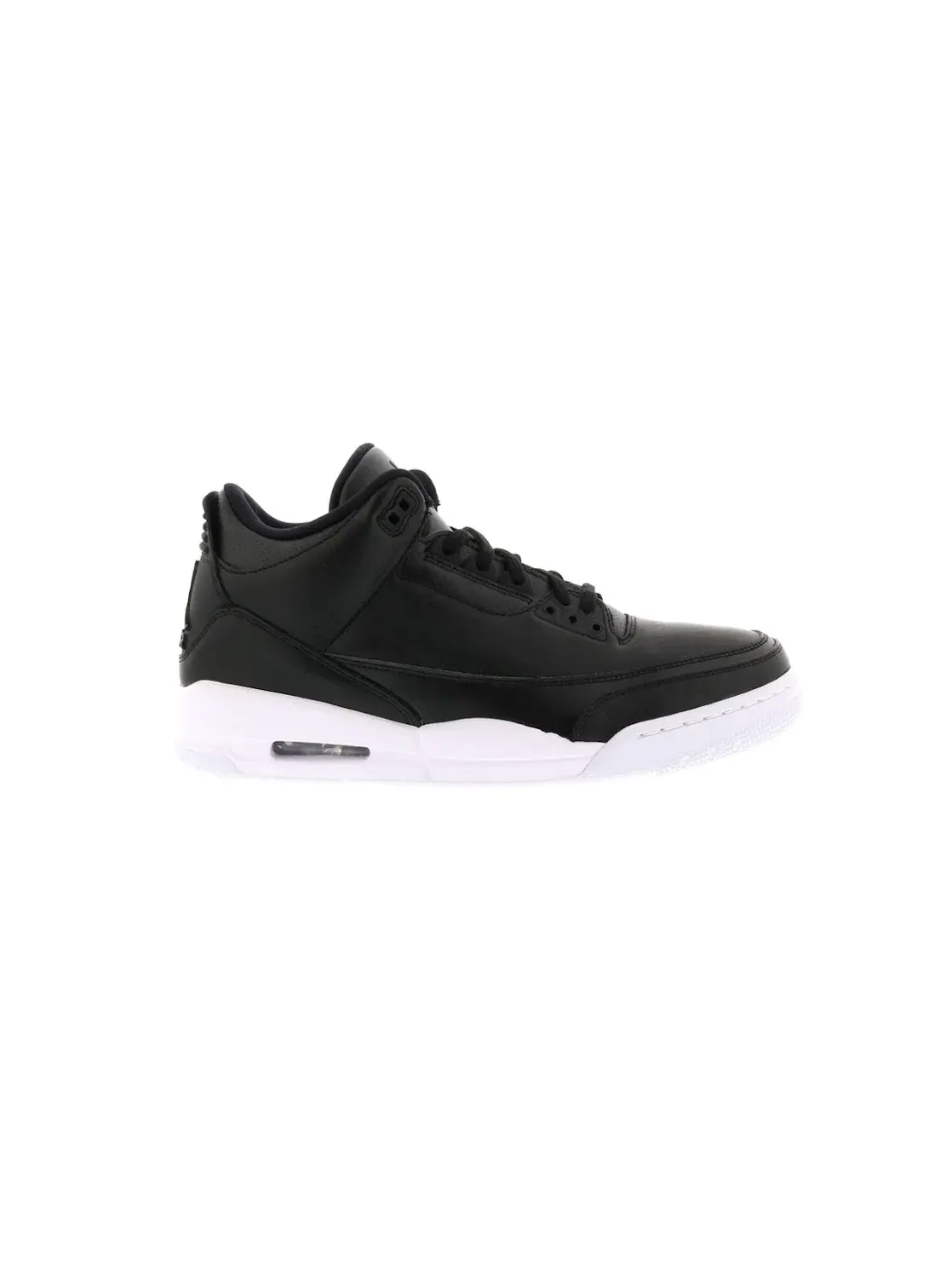 Мужские кроссовки кожаные Jordan 3 Retro — изображение 1 из 4, черный/черный-белый