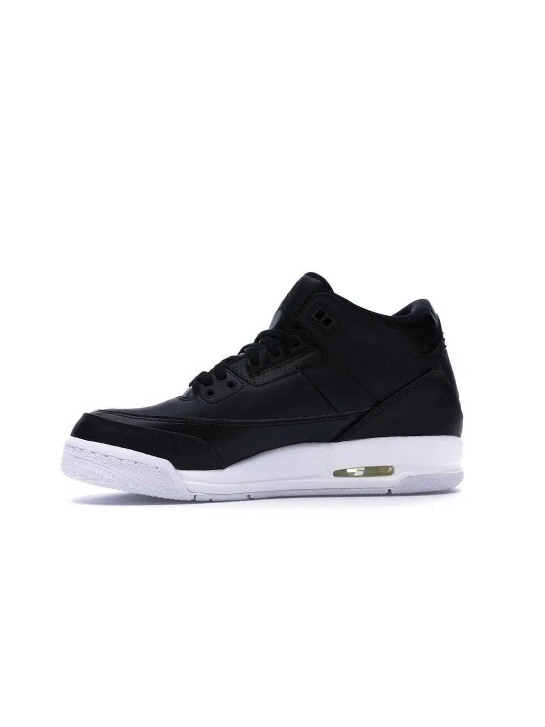 Детские кроссовки Lifestyle с принтом слоновьей кожи Jordan 3 Retro — изображение 3 из 4, черный/черный-белый