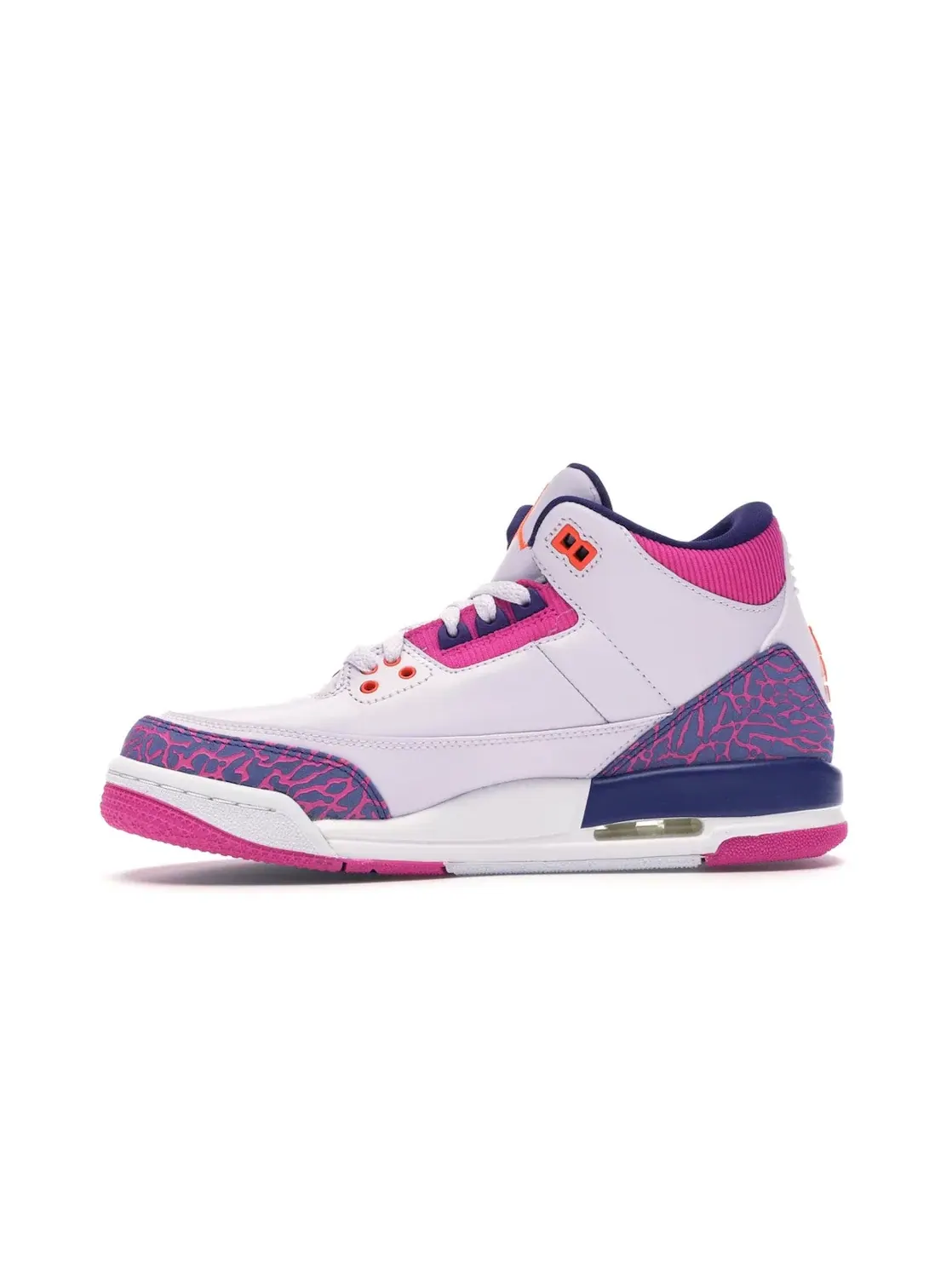 Детские кроссовки Lifestyle с принтом Jordan 3 Retro Jordan — изображение 3 из 4, розовый