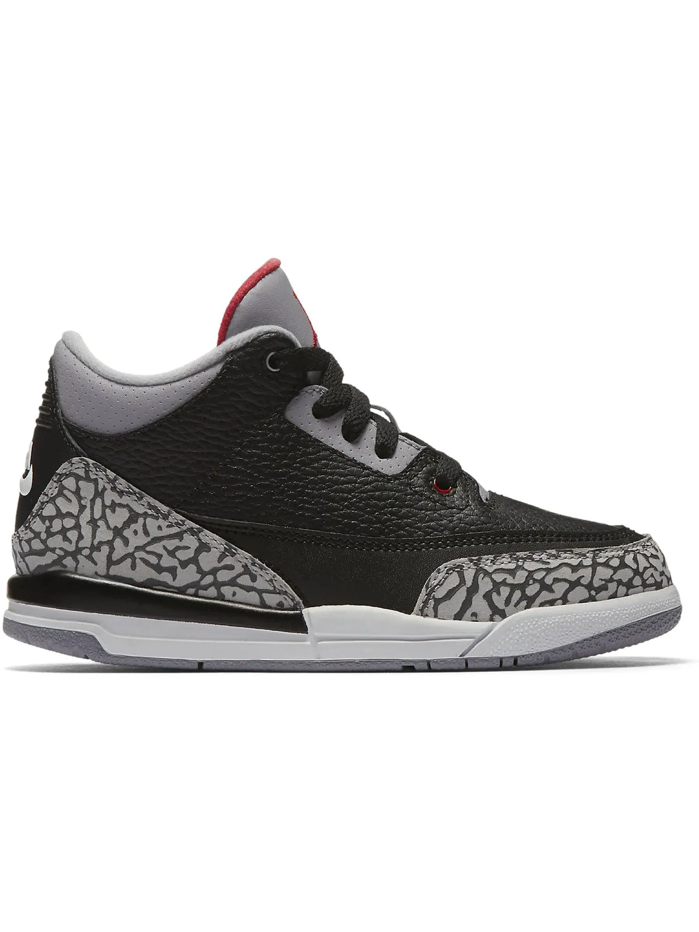 Детские кроссовки для мальчиков с премиальным кожаным верхом Jordan 3 Retro — изображение 1 из 1