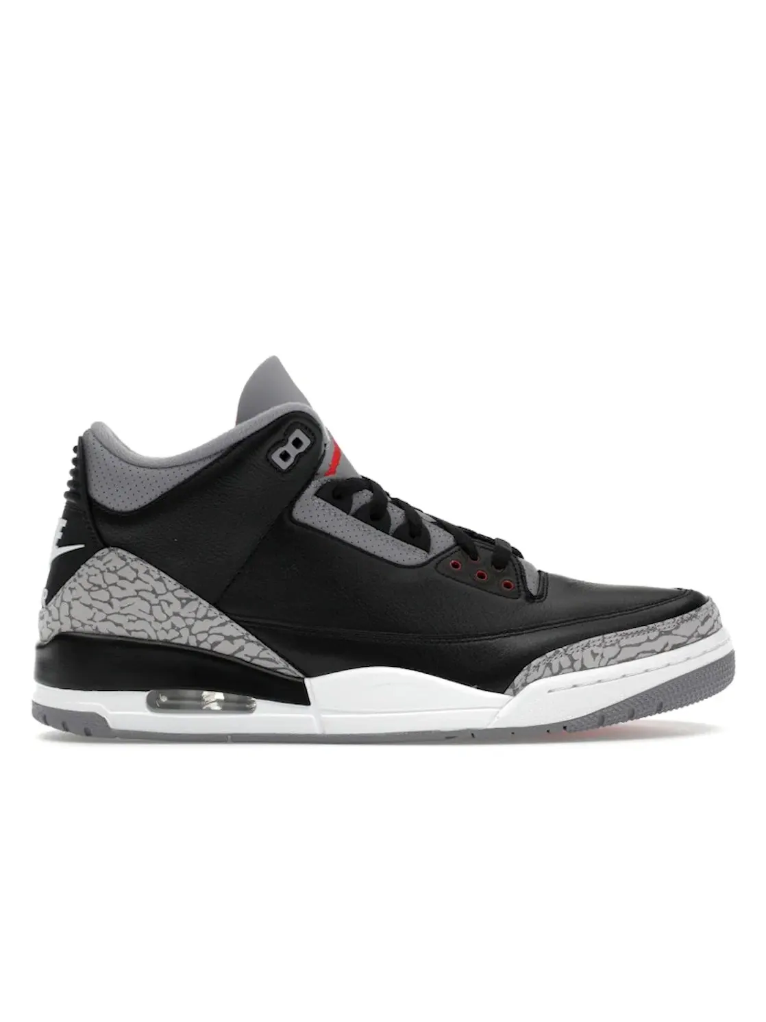 Мужские кроссовки Lifestyle с оригинальным дизайном Jordan 3 Retro OG Jordan — изображение 1 из 4, черный/красный/серый