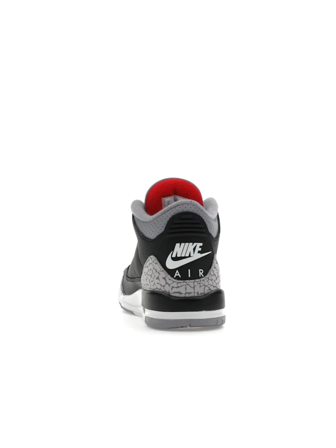 Детские кроссовки с принтом слоновьей кожи Jordan 3 Retro Jordan — изображение 4 из 4, черный/красный/серый
