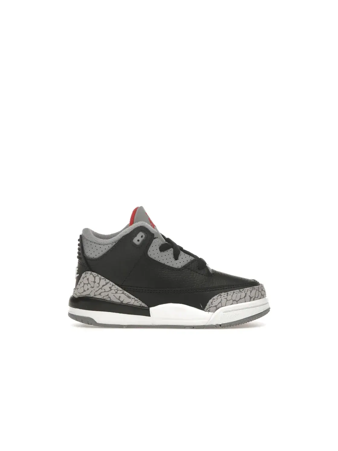 Детские кроссовки Lifestyle с перфорированным верхом Jordan 3 Retro Jordan — изображение 1 из 4, черный/красный/серый