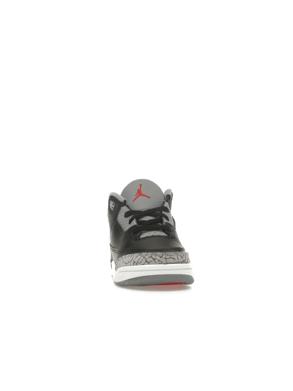 Детские кроссовки Lifestyle с перфорированным верхом Jordan 3 Retro Jordan — изображение 2 из 4, черный/красный/серый