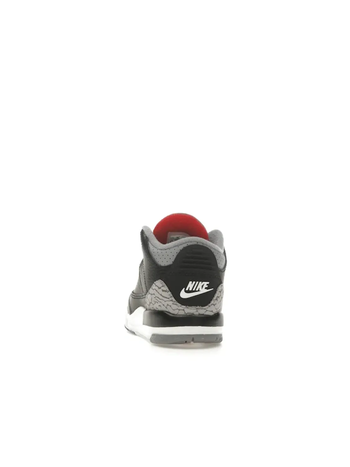 Детские кроссовки Lifestyle с перфорированным верхом Jordan 3 Retro Jordan — изображение 4 из 4, черный/красный/серый