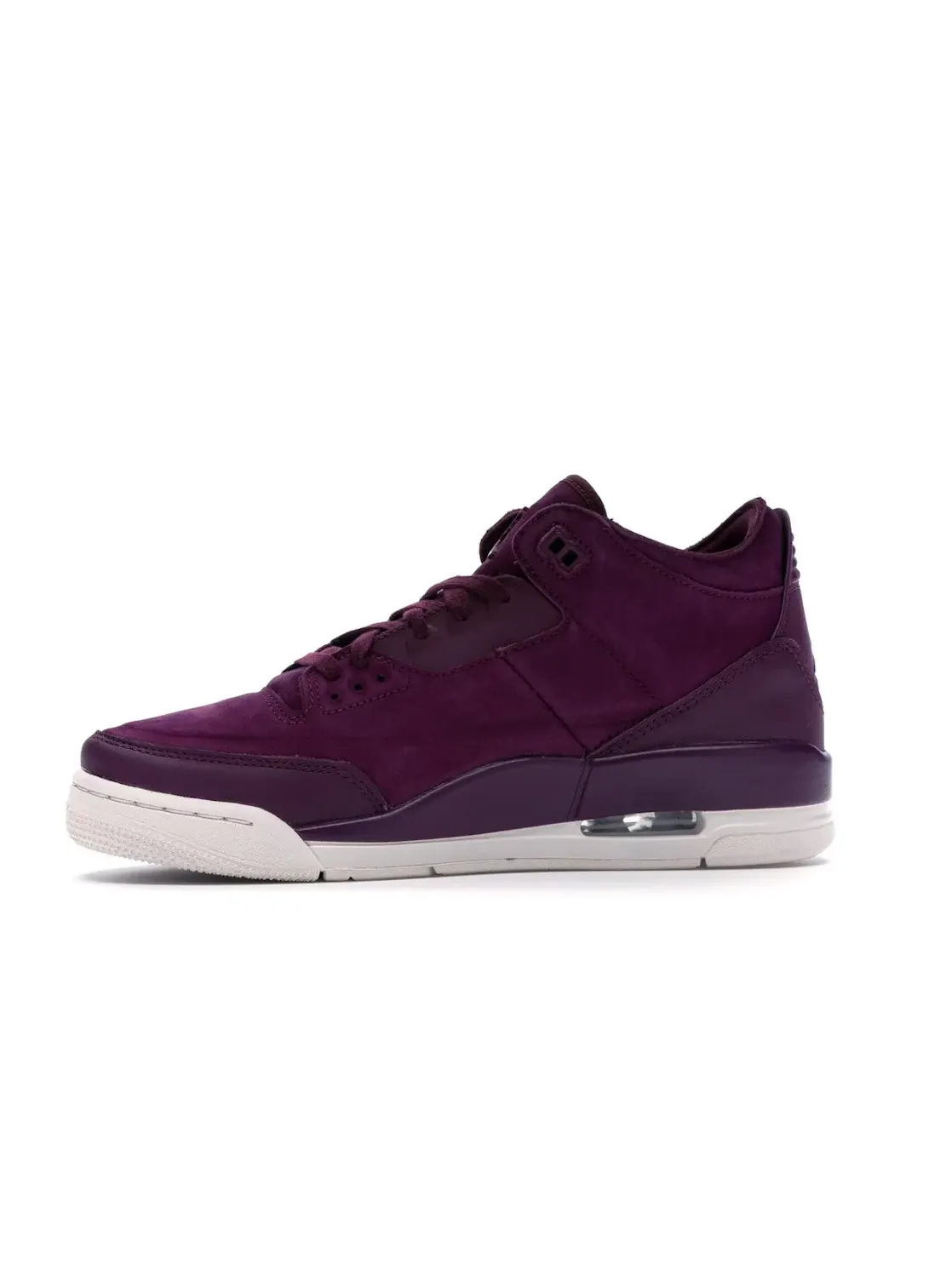 Женские кроссовки из замши и кожи Jordan 3 Retro Bordeaux Jordan, Bordeaux/Bordeaux-Phantom — изображение 3 из 4