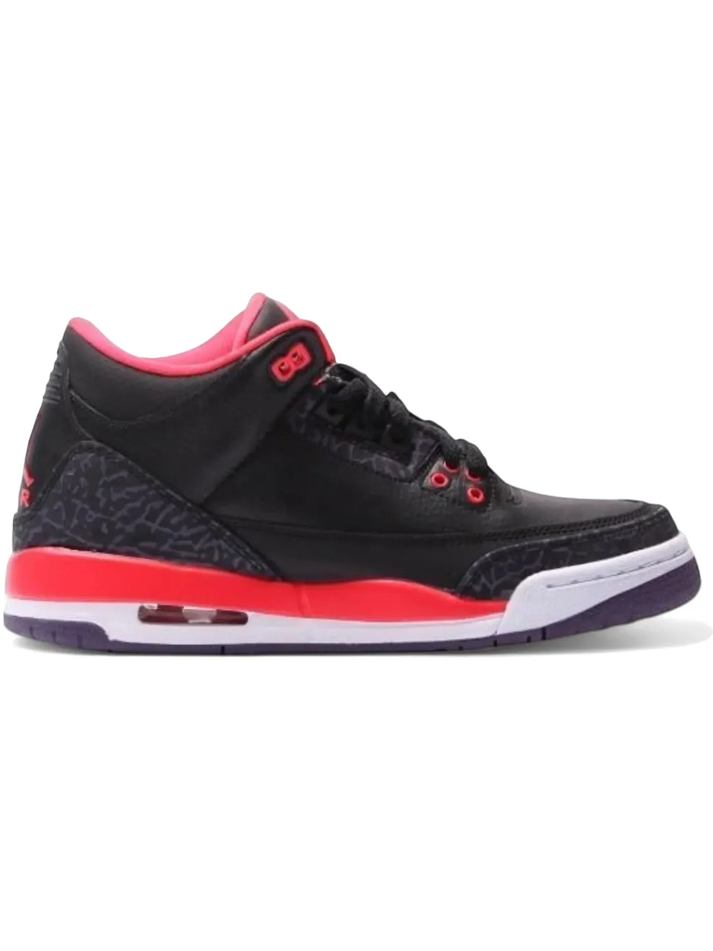Детские кроссовки Lifestyle Jordan 3 Retro Jordan — изображение 1 из 1, черный/яркий/фиолетовый