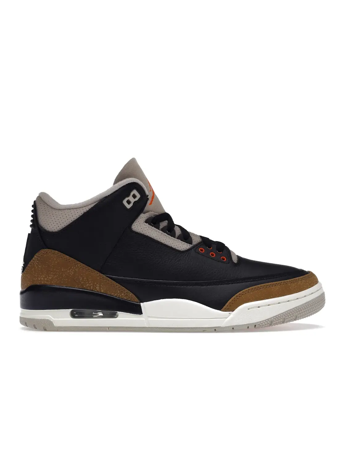 Мужские кроссовки с принтом Desert Elephant Jordan 3 Retro Jordan — изображение 1 из 4, черный/оранжевый