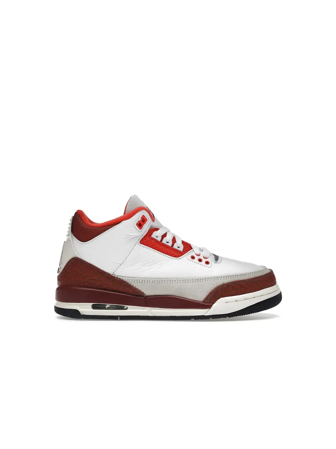 Детские кроссовки Lifestyle с принтом Jordan 3 Retro SE Jordan — изображение 1 из 4, белый/черный//оранжевый