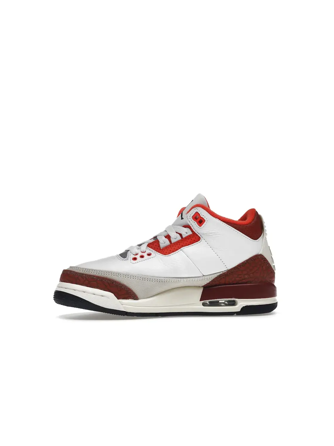 Детские кроссовки Lifestyle с принтом Jordan 3 Retro SE Jordan — изображение 3 из 4, белый/черный//оранжевый