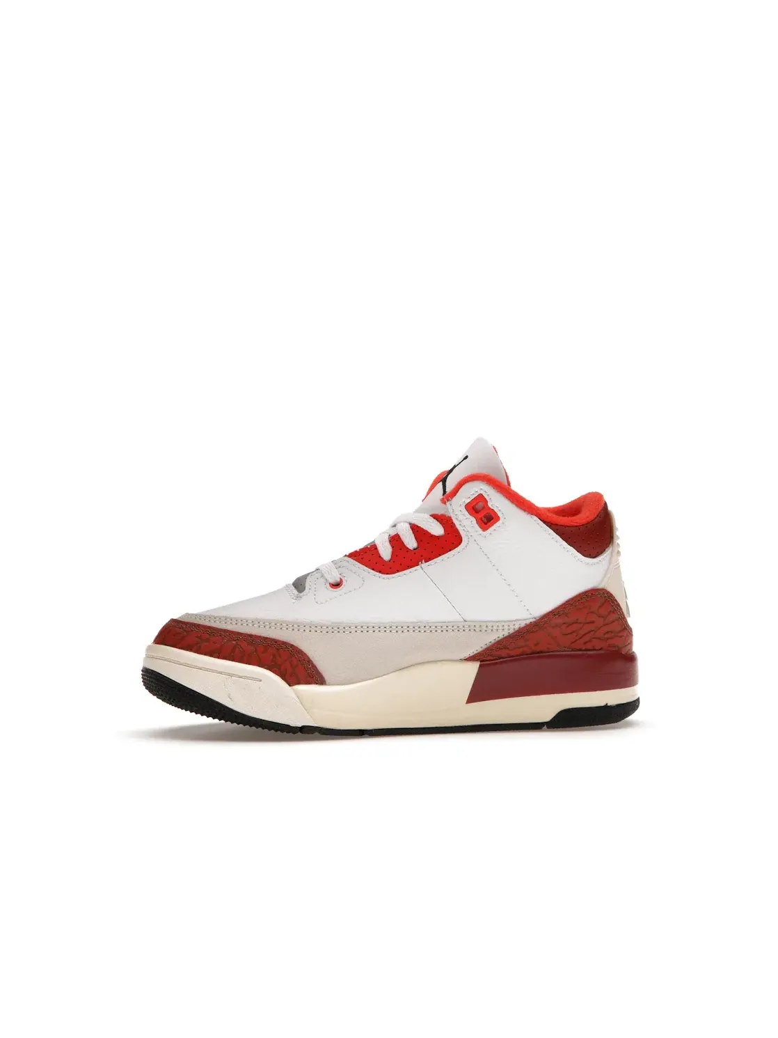 Детские кроссовки для мальчиков с принтом Jordan 3 Retro SE Jordan — изображение 3 из 4, белый/черный//оранжевый
