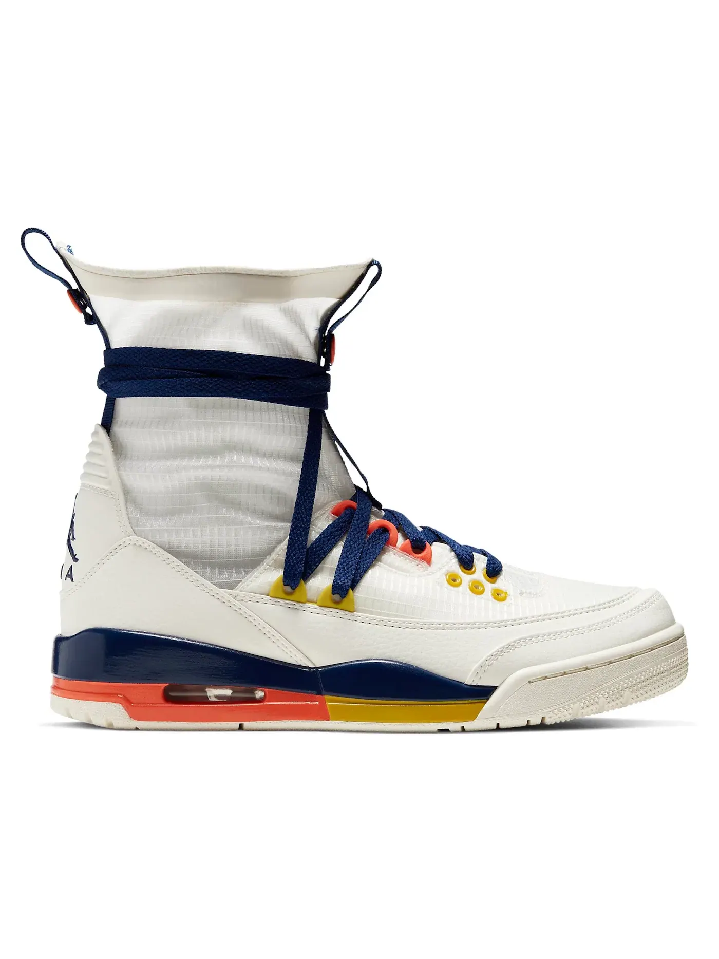 Женские кроссовки Lifestyle с длинным язычком Jordan 3 Retro Explorer Lite XX — изображение 1 из 1, синий оранжевый яркий