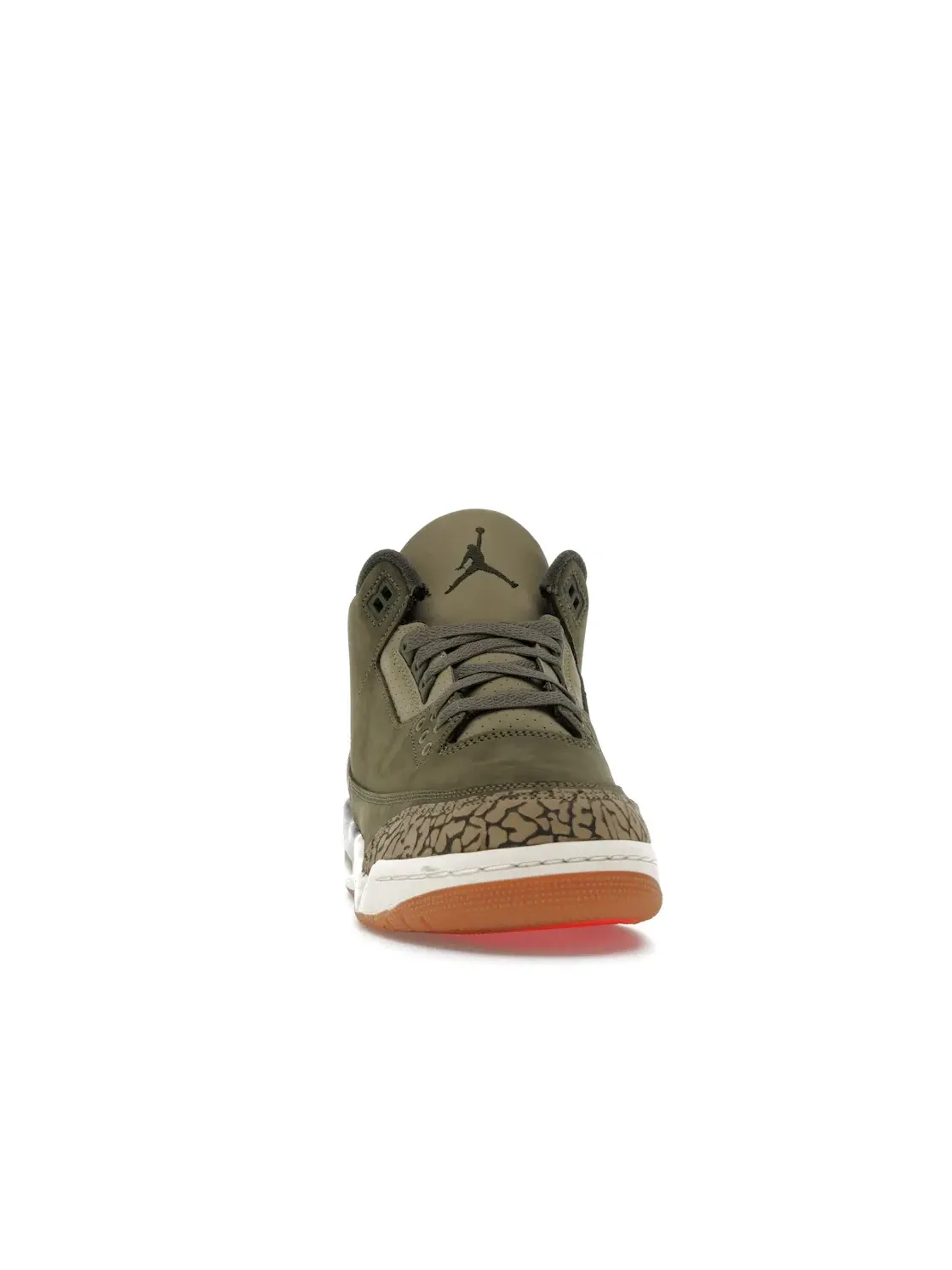 Детские кроссовки Lifestyle с принтом Jordan 3 Retro Jordan — изображение 2 из 4, оливковый//оливковый