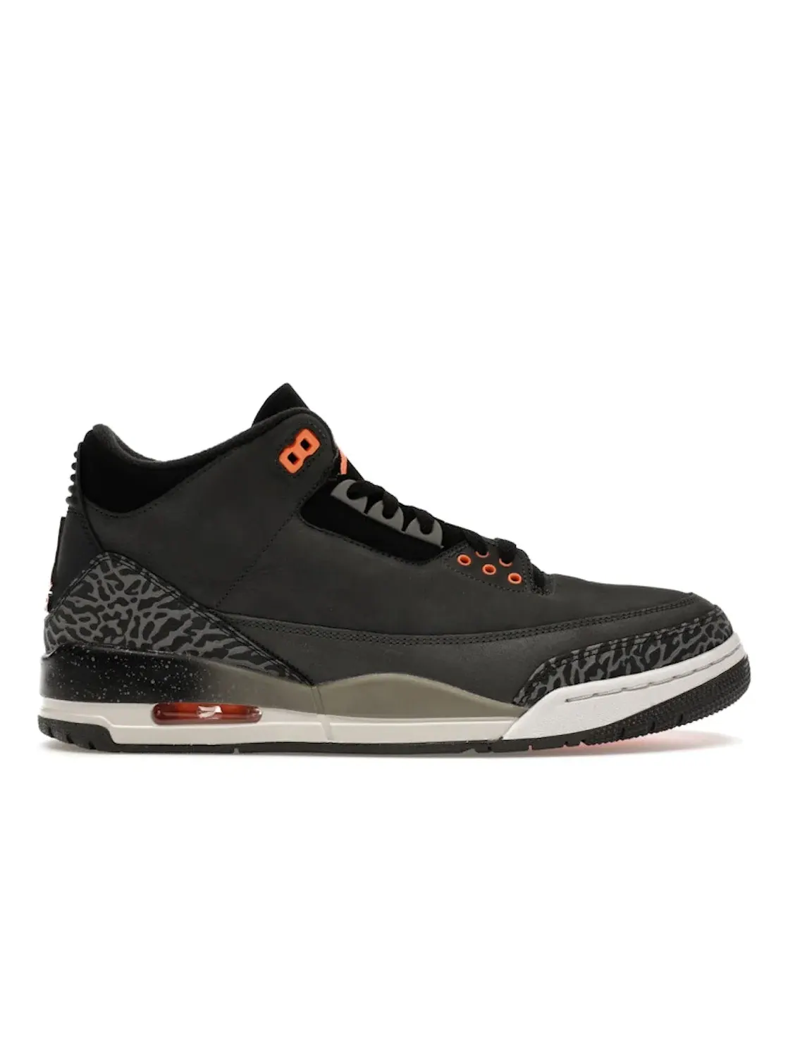 Мужские кроссовки Lifestyle с принтом Jordan 3 Retro — изображение 1 из 4, оранжевый-черный--серый