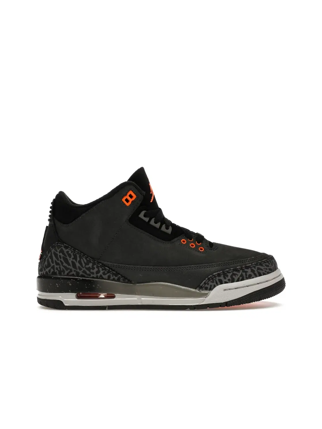 Детские кроссовки с принтом Jordan 3 Retro Jordan — изображение 1 из 4, оранжевый-черный--серый