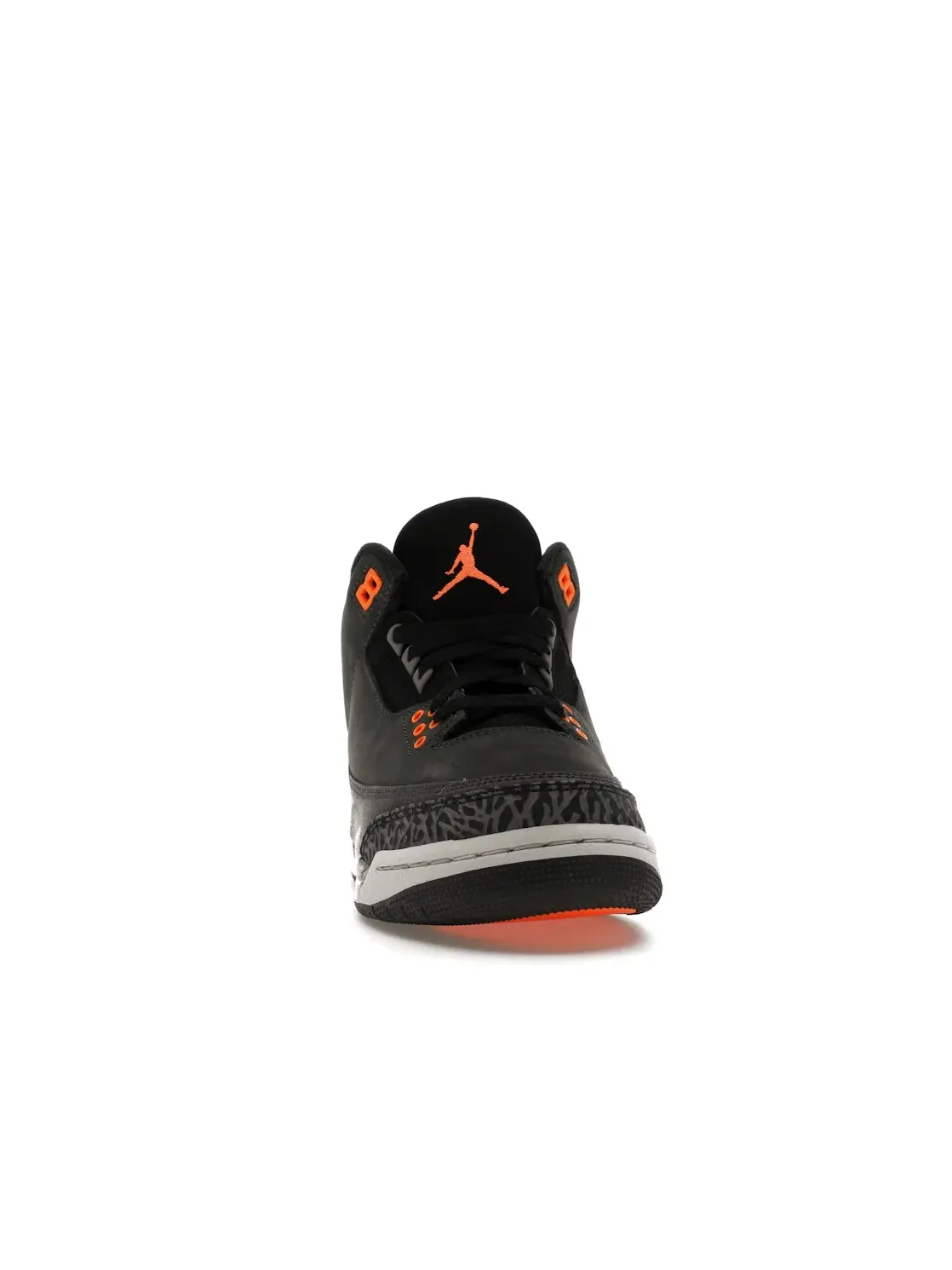 Детские кроссовки с принтом Jordan 3 Retro Jordan — изображение 2 из 4, оранжевый-черный--серый