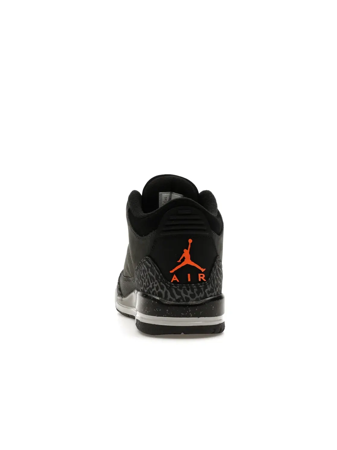 Детские кроссовки с принтом Jordan 3 Retro Jordan — изображение 4 из 4, оранжевый-черный--серый