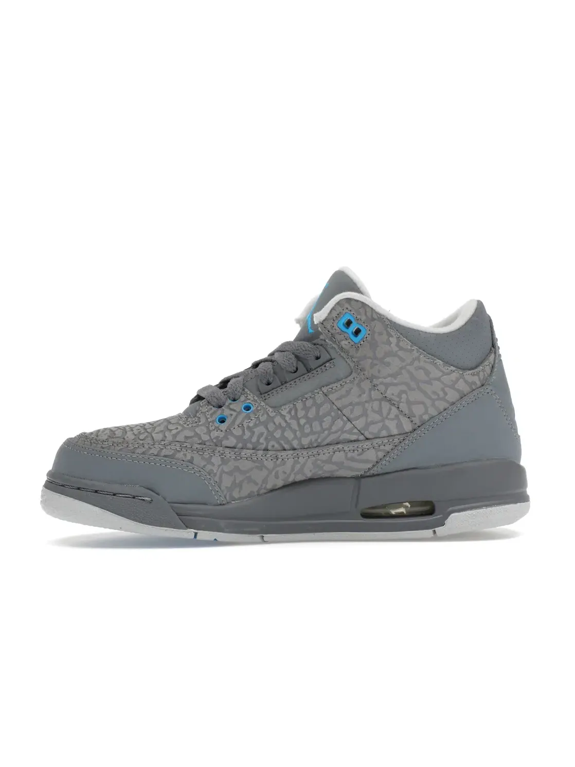 Детские кроссовки Lifestyle с принтом Jordan 3 Retro Flip Jordan — изображение 3 из 4, серый/синий-серый