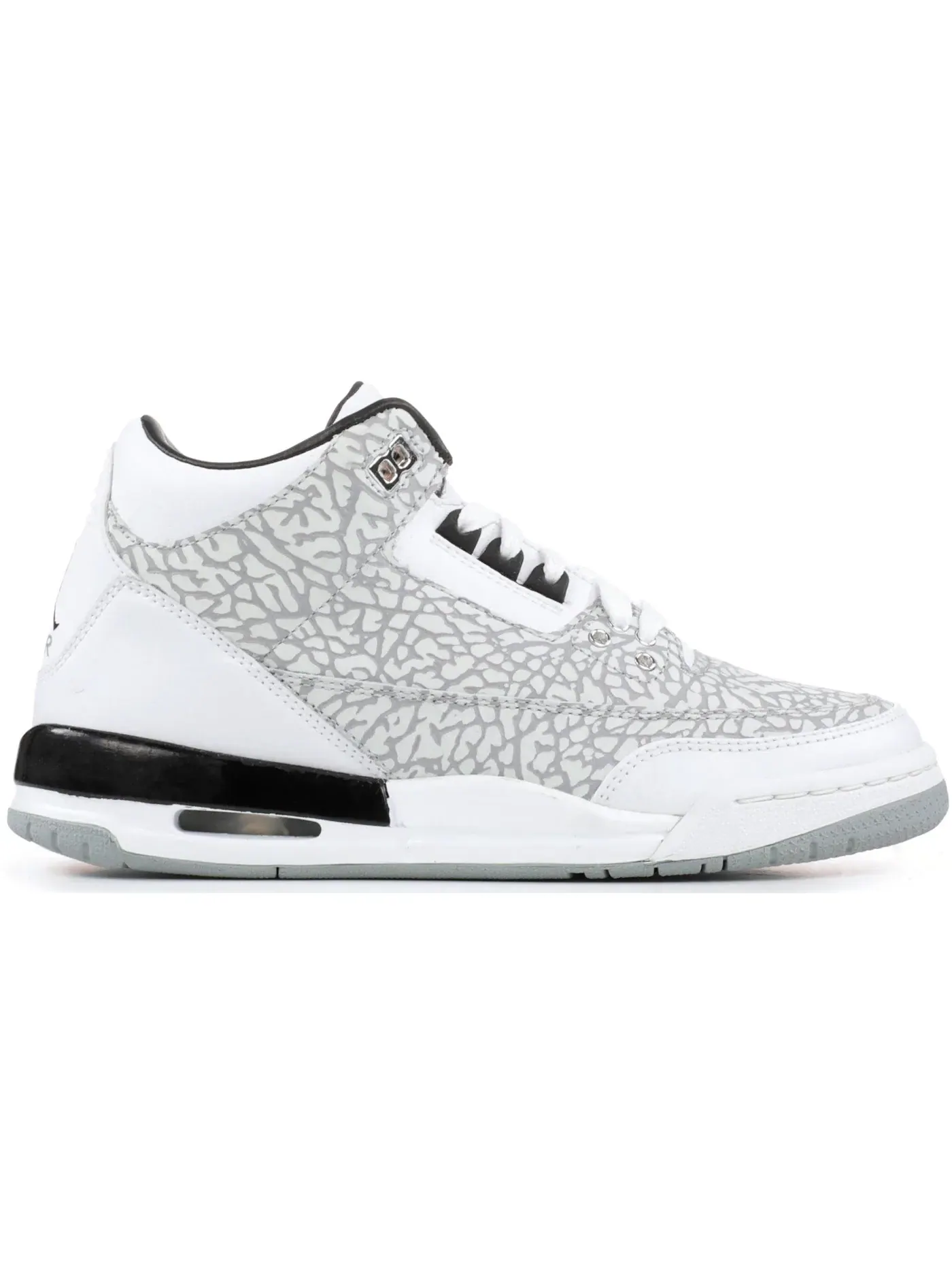 Детские кроссовки Lifestyle Jordan 3 Retro White/Chrome-Varsity Red-Black — изображение 1 из 1
