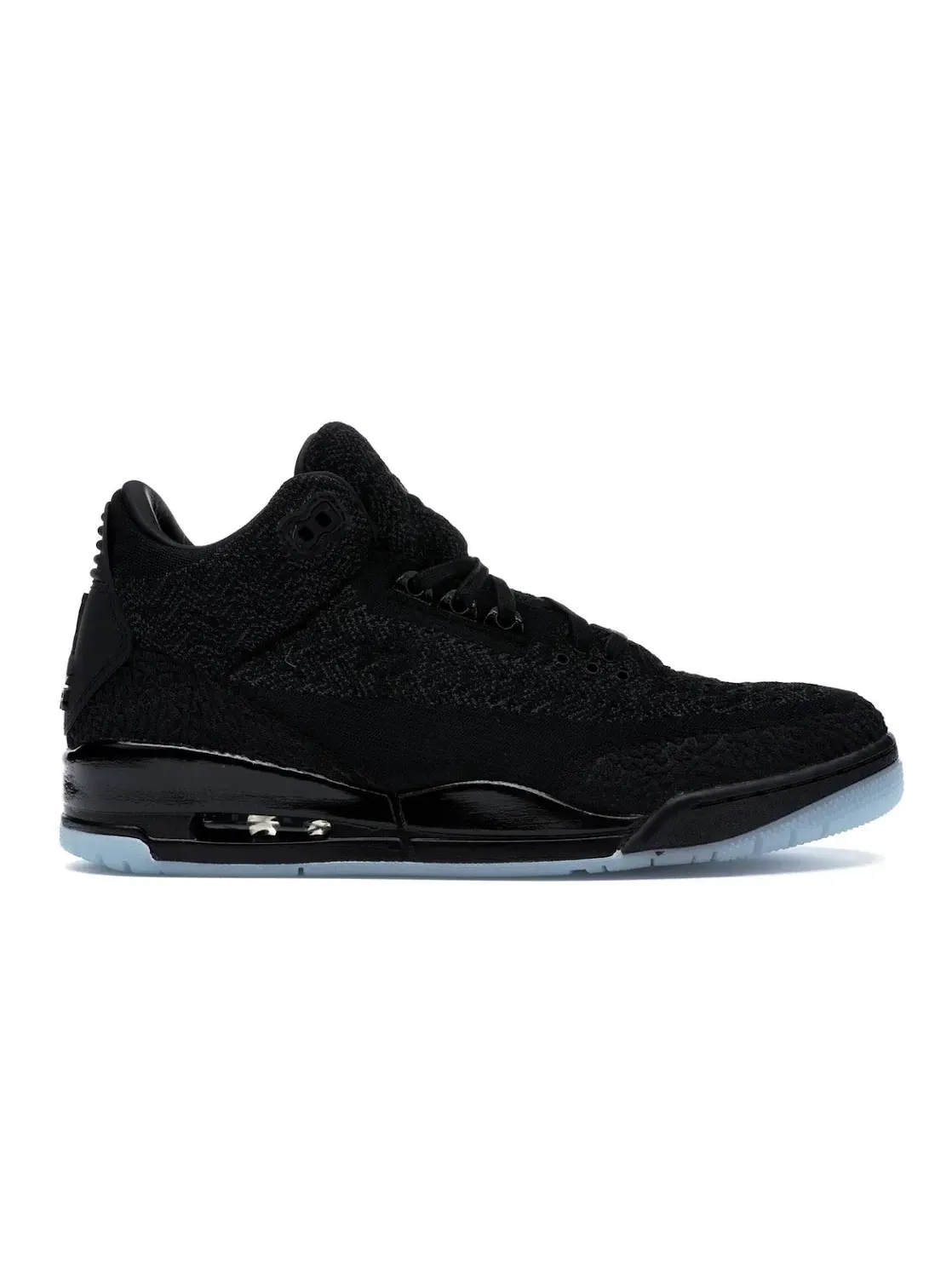 Мужские кроссовки с технологией Flyknit Jordan 3 Retro Flyknit Jordan — изображение 1 из 4, черный/черный
