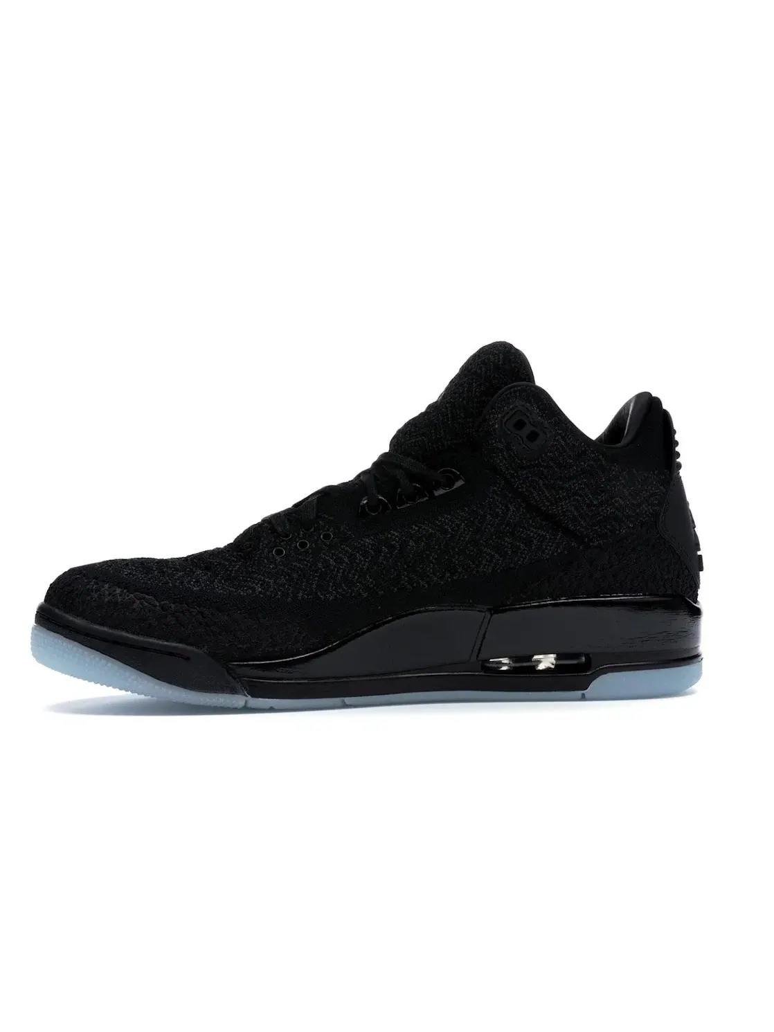 Мужские кроссовки с технологией Flyknit Jordan 3 Retro Flyknit Jordan — изображение 3 из 4, черный/черный