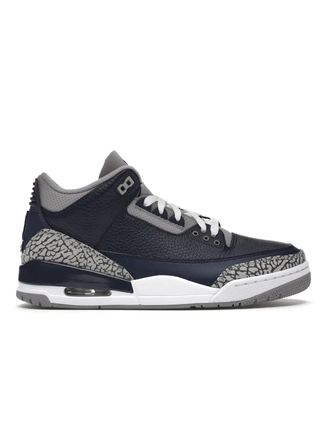 Мужские кроссовки с принтом Jordan 3 Retro Jordan — изображение 1 из 4, темно-синий серый-белый