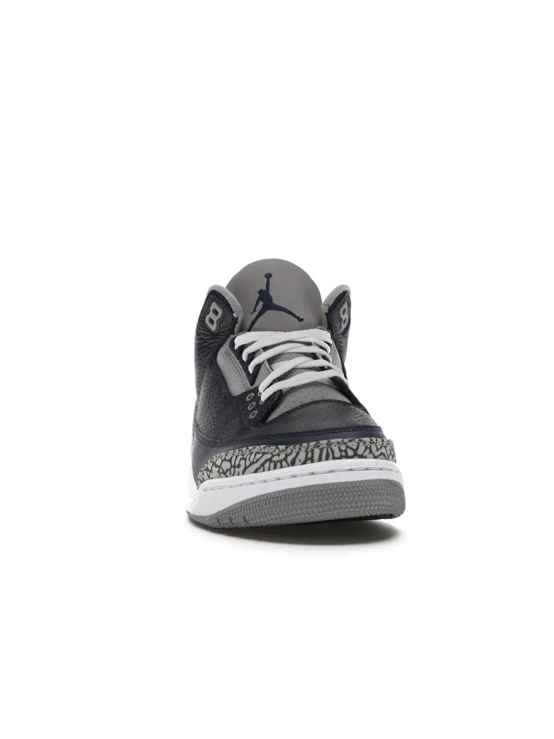Мужские кроссовки с принтом Jordan 3 Retro Jordan — изображение 2 из 4, темно-синий серый-белый