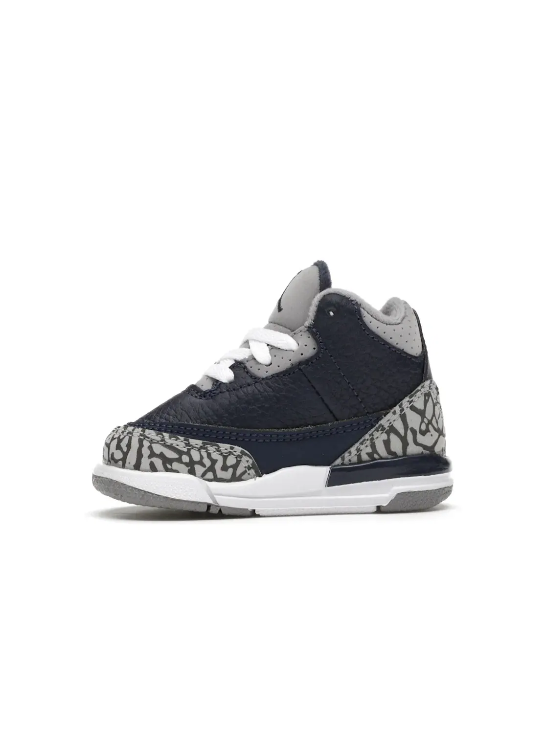 Детские кроссовки для мальчиков с принтом Jordan 3 Retro Georgetown (2021) (TD) Jordan — изображение 3 из 4