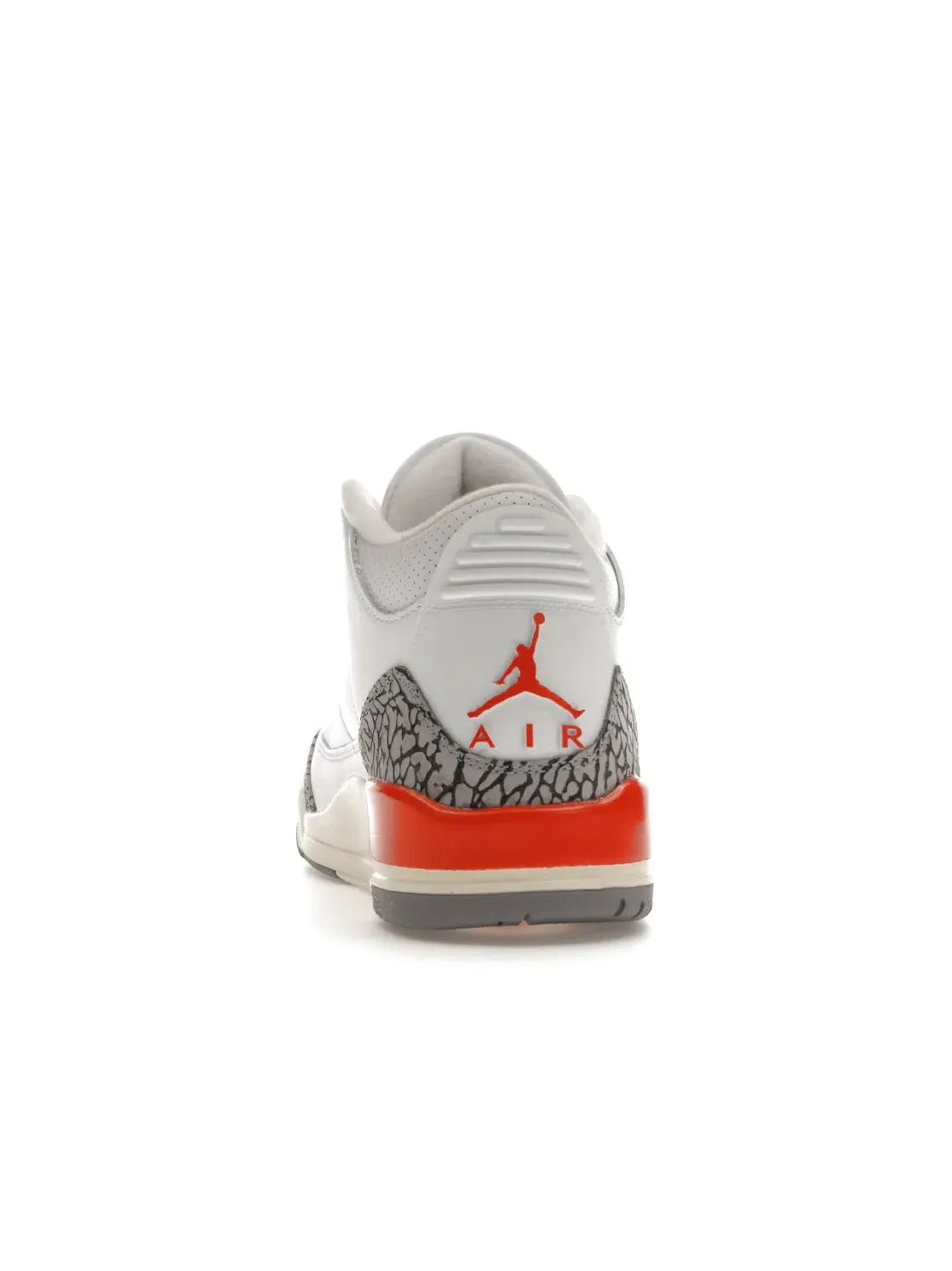 Женские кроссовки баскетбольный высокий с цветным акцентом Jordan 3 Retro Jordan — изображение 4 из 4, белый///серый