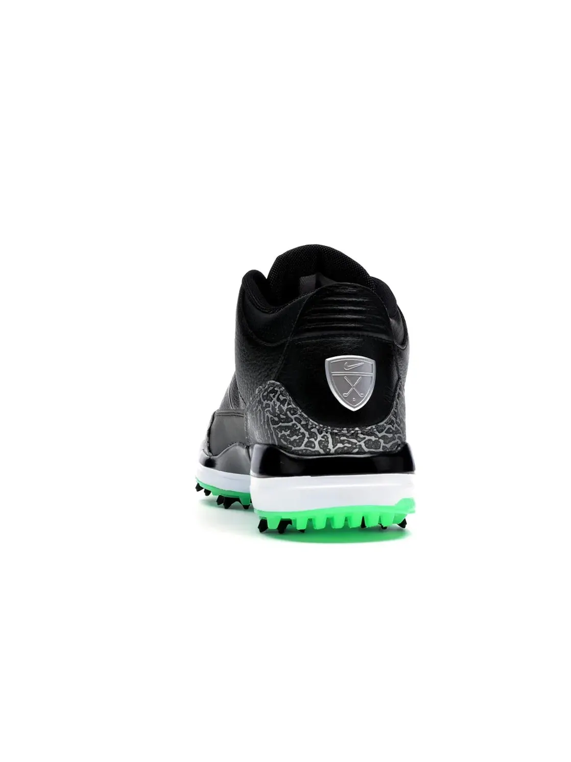 Мужские кроссовки для гольфа с принтом Jordan 3 Retro Golf Jordan — изображение 4 из 4, черный/черный-зеленый