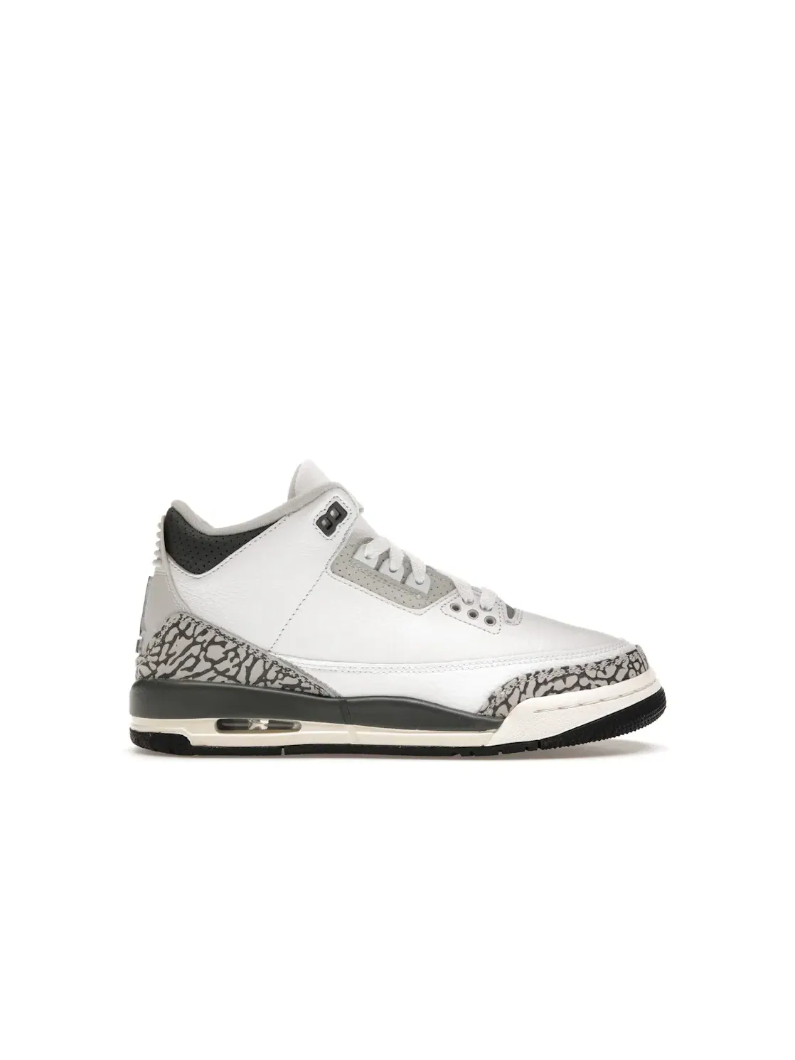 Детские кроссовки с принтом Jordan 3 Retro Hide N' Sneak Jordan — изображение 1 из 4, белый/черный///серый