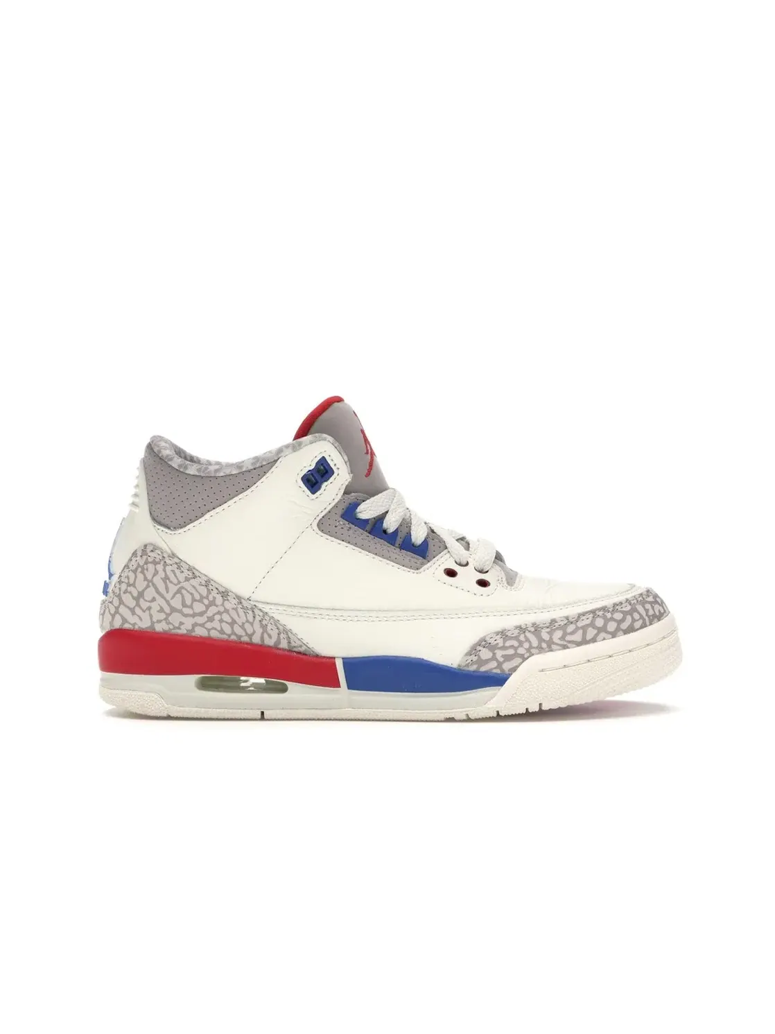 Детские кроссовки для мальчиков с длинным язычком Jordan 3 Retro Jordan — изображение 1 из 4, светлый-красный