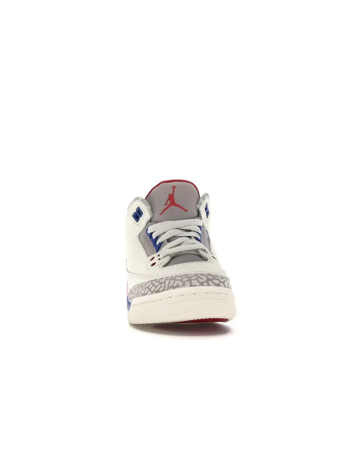 Детские кроссовки для мальчиков с длинным язычком Jordan 3 Retro Jordan — изображение 2 из 4, светлый-красный