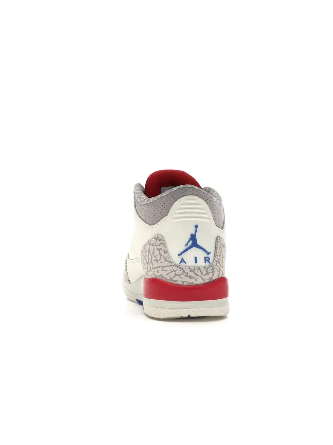 Детские кроссовки для мальчиков с длинным язычком Jordan 3 Retro Jordan — изображение 4 из 4, светлый-красный