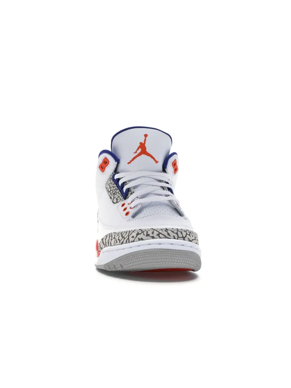 Мужские кроссовки Lifestyle с принтом Jordan 3 Retro Knicks Jordan — изображение 2 из 4, белый/-оранжевый-серый