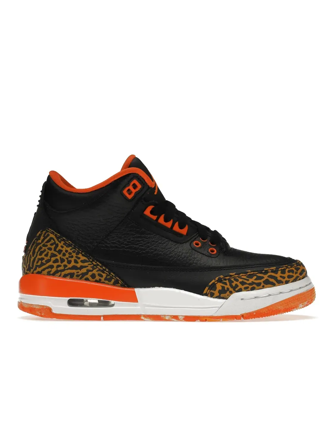Детские кроссовки Lifestyle Jordan 3 Retro — изображение 1 из 4, черный//оранжевый/белый