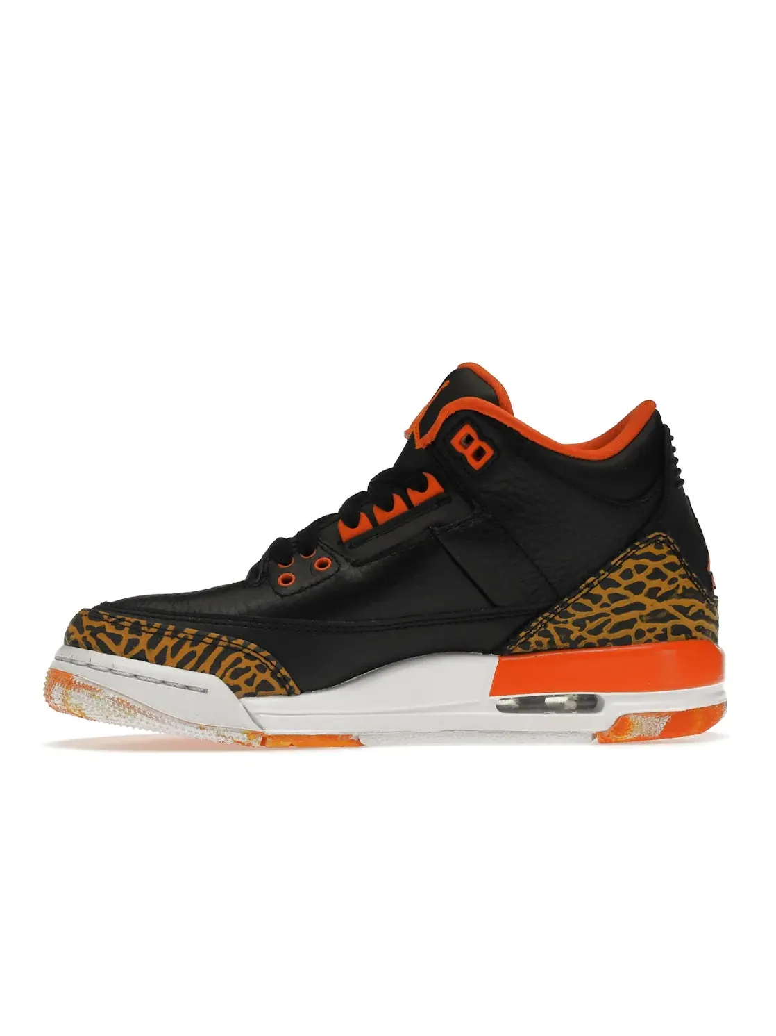 Детские кроссовки Lifestyle Jordan 3 Retro — изображение 3 из 4, черный//оранжевый/белый