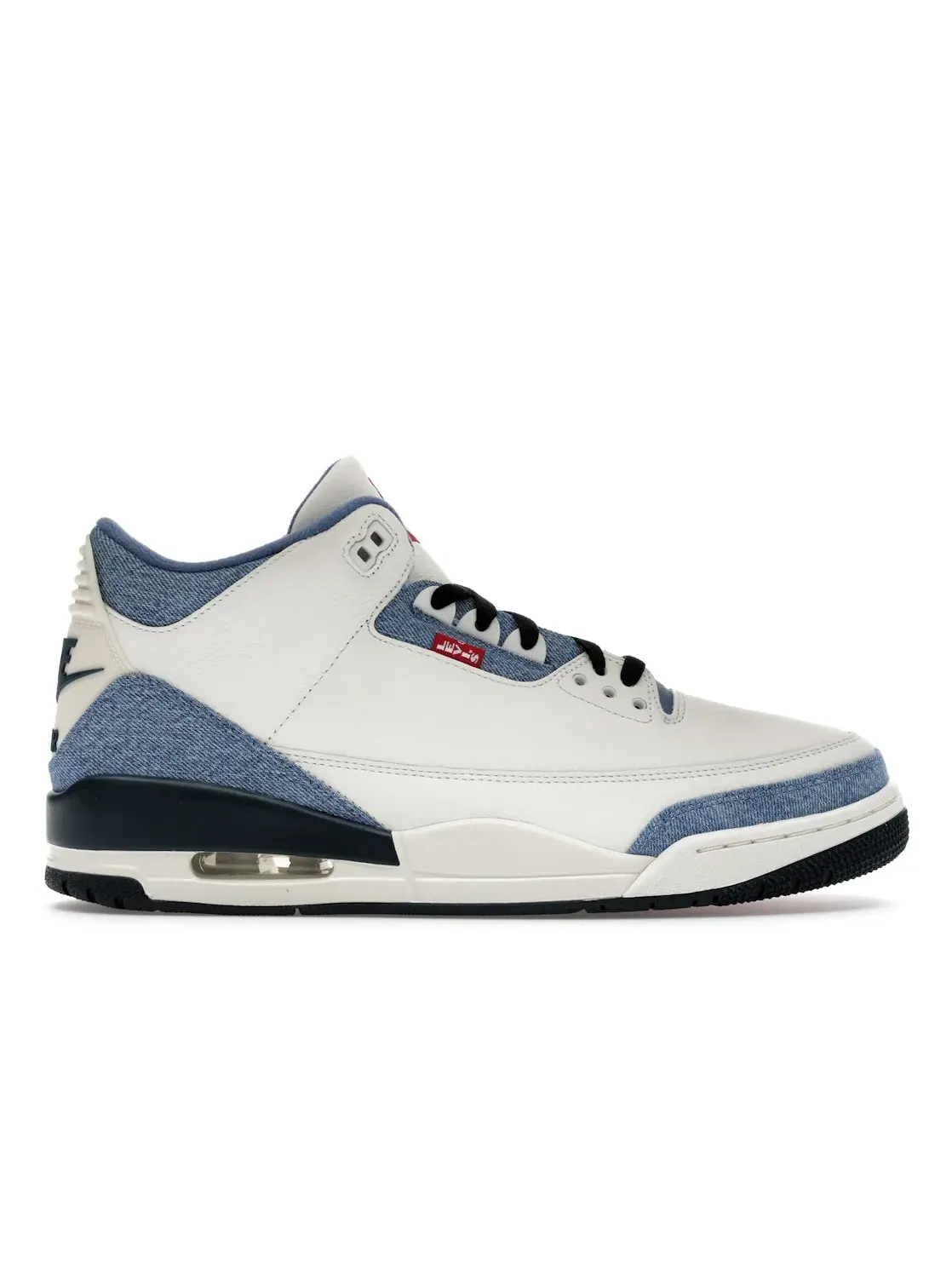 Мужские кроссовки Lifestyle Jordan 3 Retro Jordan — изображение 1 из 4, джинсовый синий//красный
