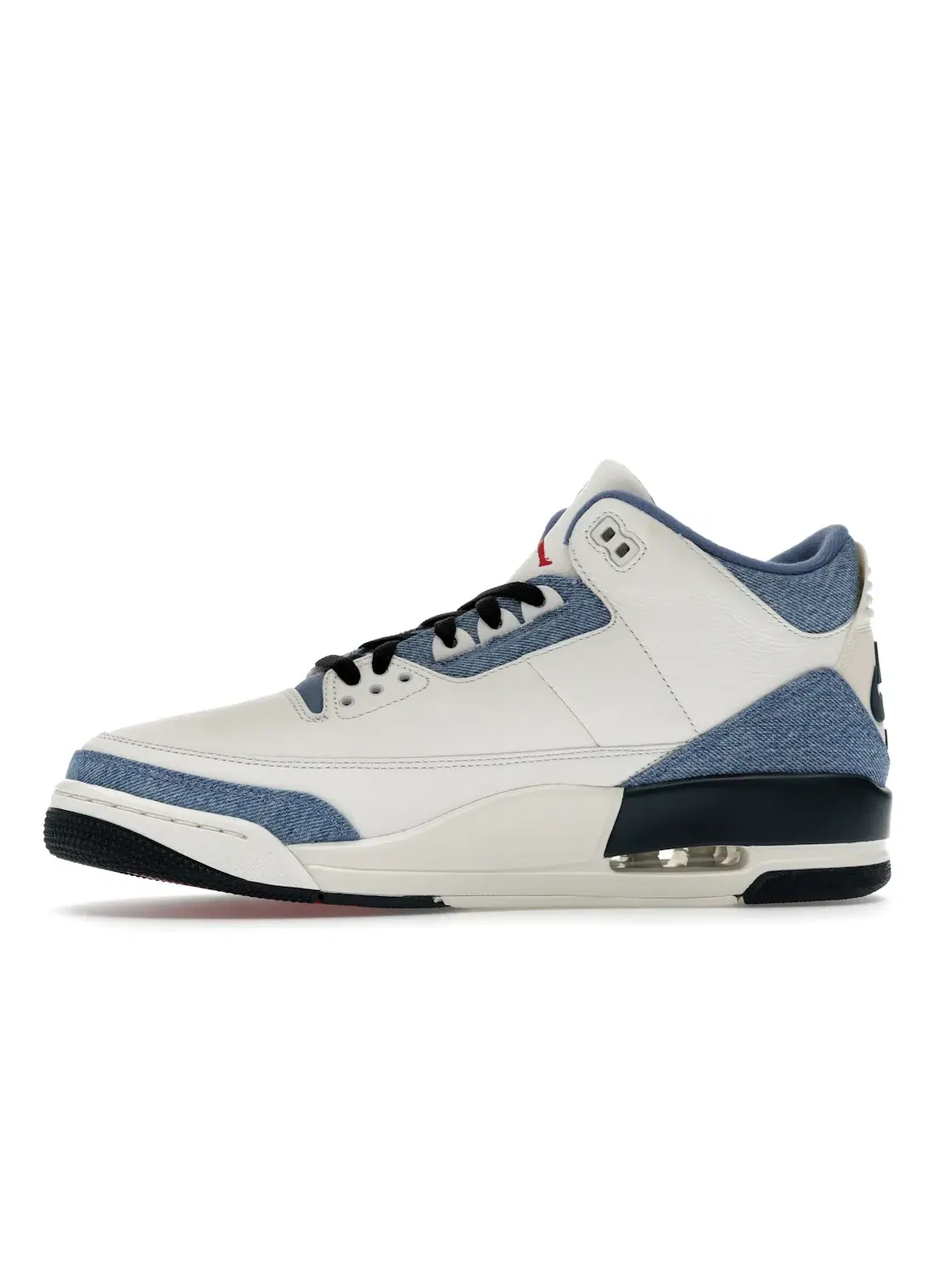 Мужские кроссовки Lifestyle Jordan 3 Retro Jordan — изображение 3 из 4, джинсовый синий//красный