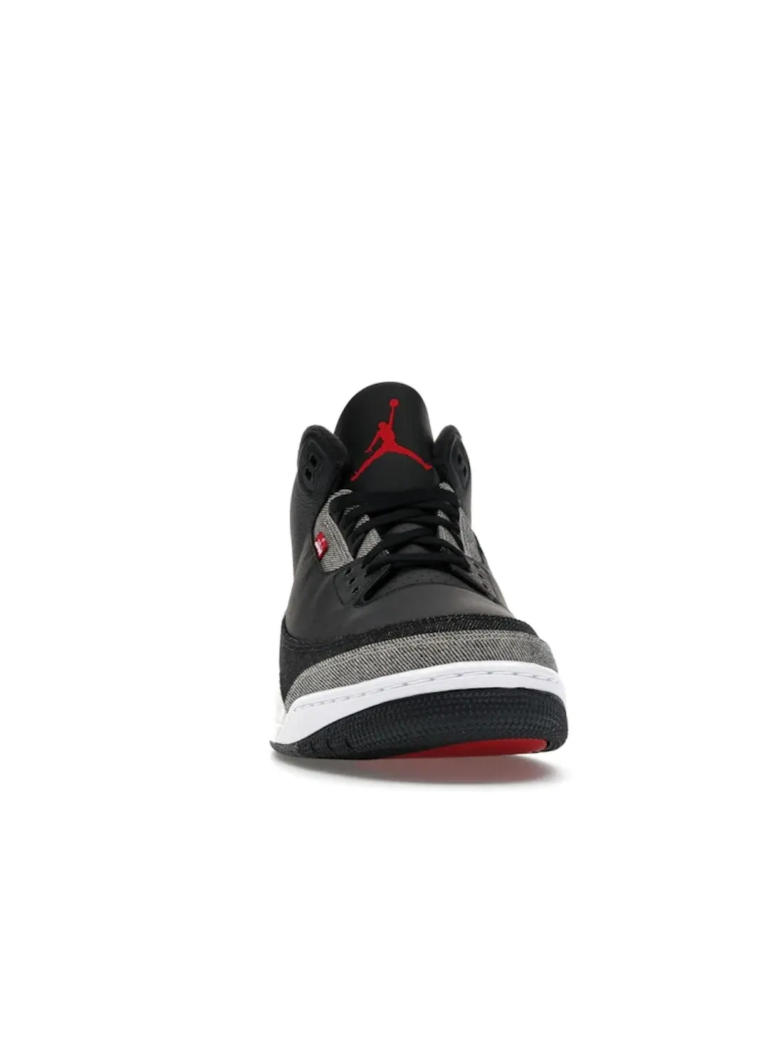 Мужские кроссовки с джинсовым верхом Jordan 3 Retro Levis Black — изображение 2 из 4