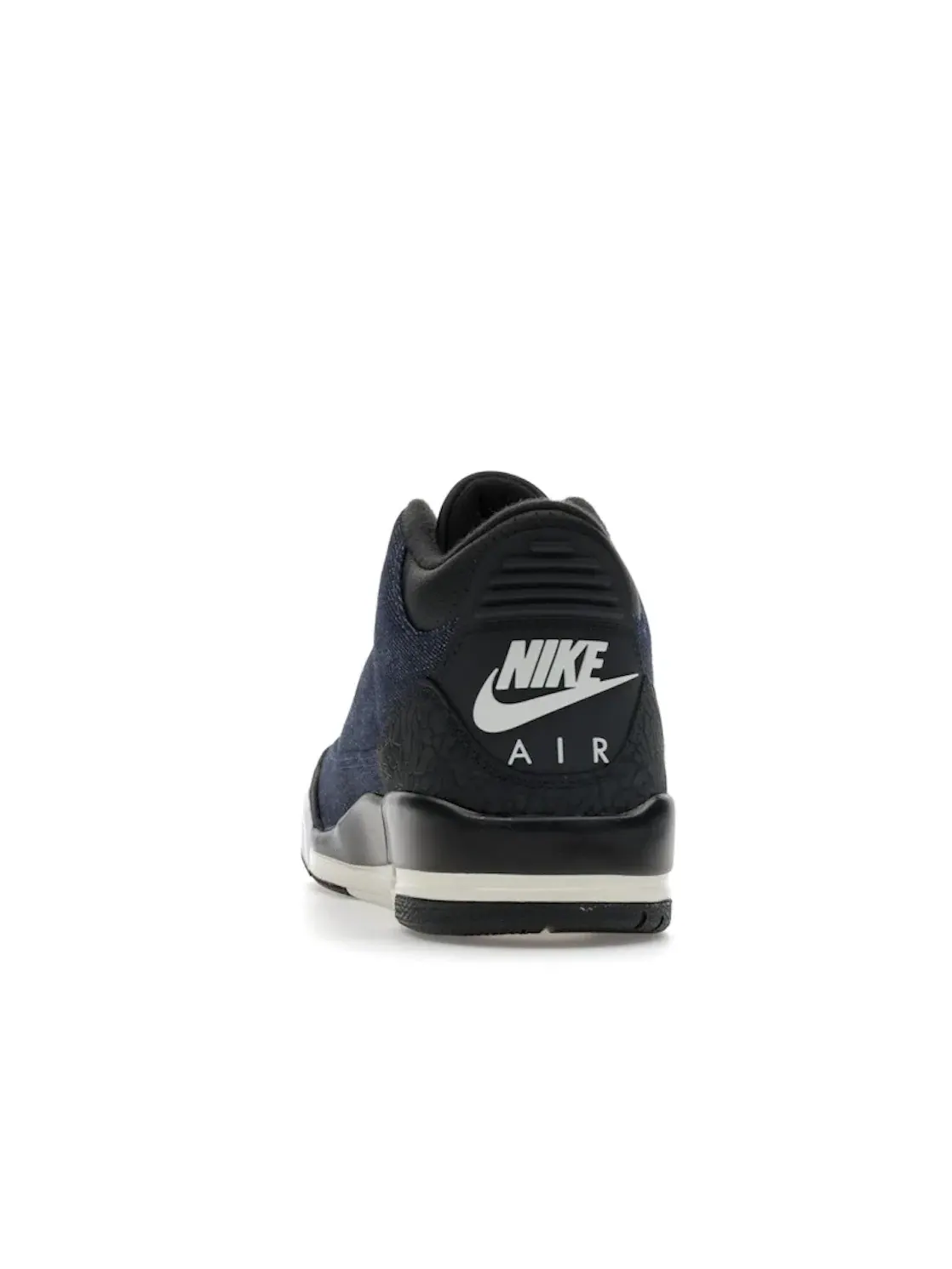 Мужские кроссовки джинсовые Jordan 3 Retro Levis Indigo Jordan — изображение 4 из 4, джинсовый синий/черный
