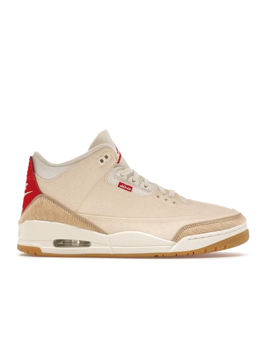 Мужские кроссовки с джинсовой отделкой Jordan 3 Retro Jordan — изображение 1 из 4, джинсовый синий красный