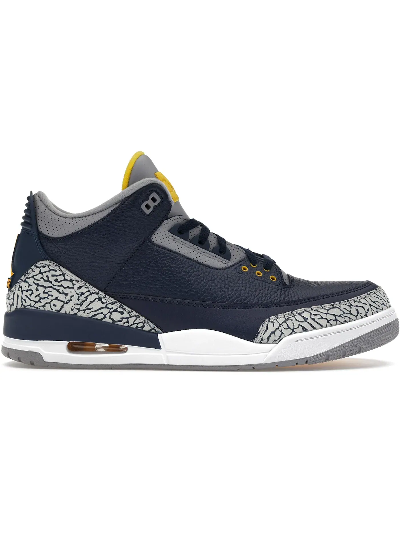 Мужские кроссовки Lifestyle Jordan 3 Retro Jordan — изображение 1 из 1, черный/золотистый-серый