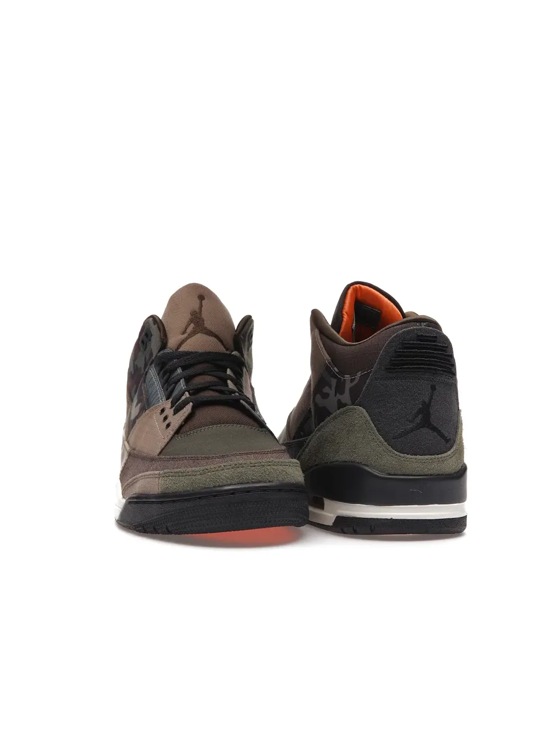 Мужские кроссовки с камуфляжным патчворком Jordan 3 Retro Patchwork — изображение 2 из 4, темный/мульти