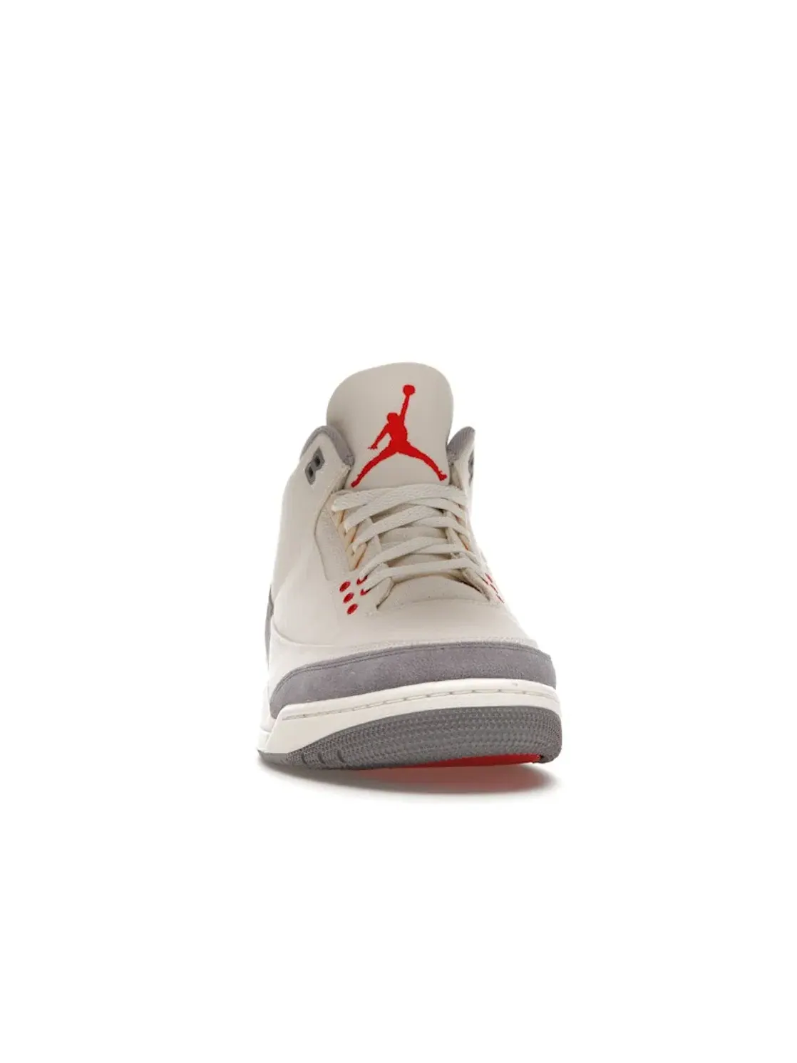 Мужские кроссовки Lifestyle с парусиновым верхом Jordan 3 Retro Muslin Jordan — изображение 2 из 4, красный-серый