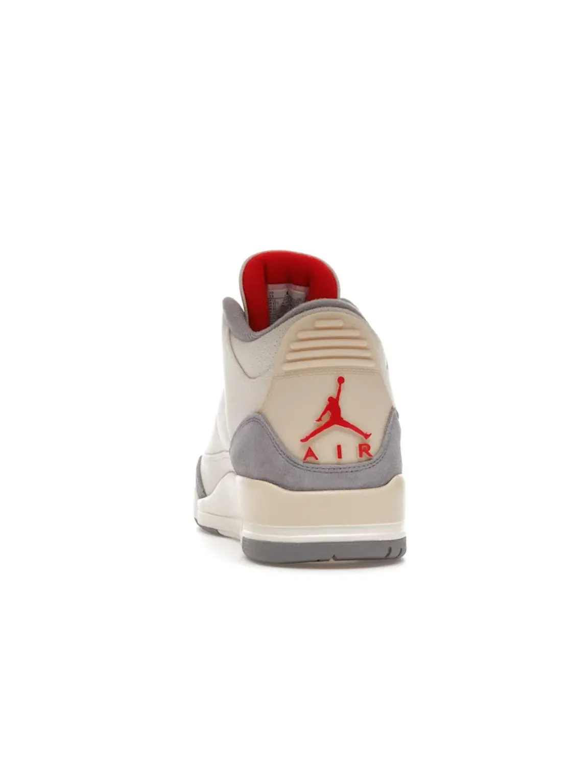 Мужские кроссовки Lifestyle с парусиновым верхом Jordan 3 Retro Muslin Jordan — изображение 4 из 4, красный-серый