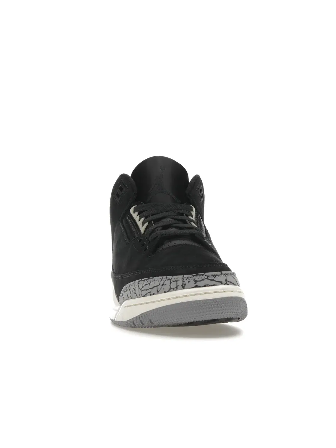 Женские кроссовки Lifestyle с перфорацией Jordan 3 Retro — изображение 2 из 4, черный/черный//серый