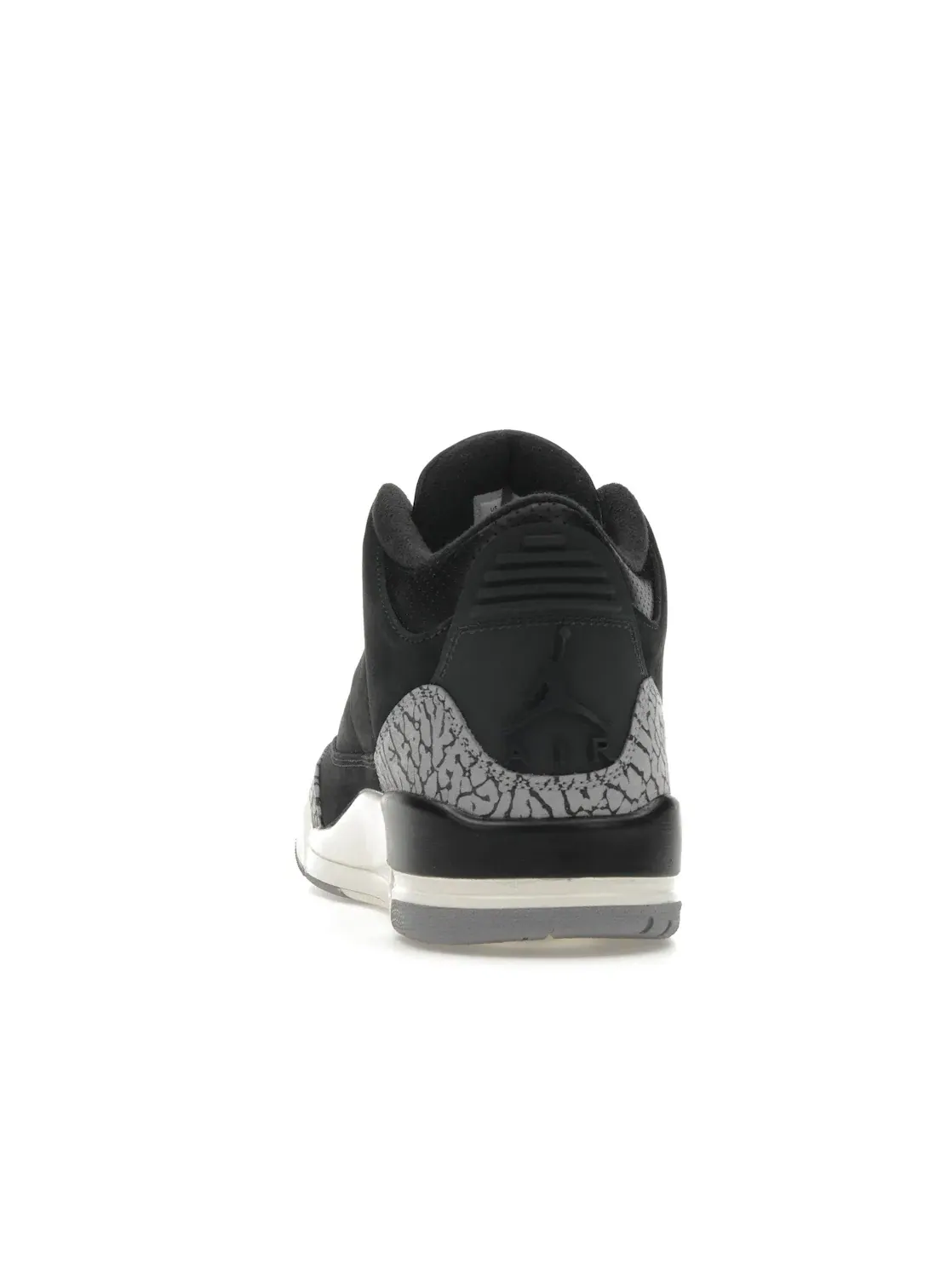 Женские кроссовки Lifestyle с перфорацией Jordan 3 Retro — изображение 4 из 4, черный/черный//серый